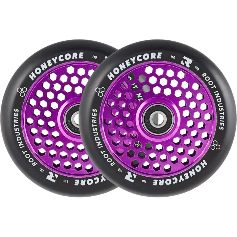 Root Honeycore 110 mm Wheel Set - Purple 2 ks
