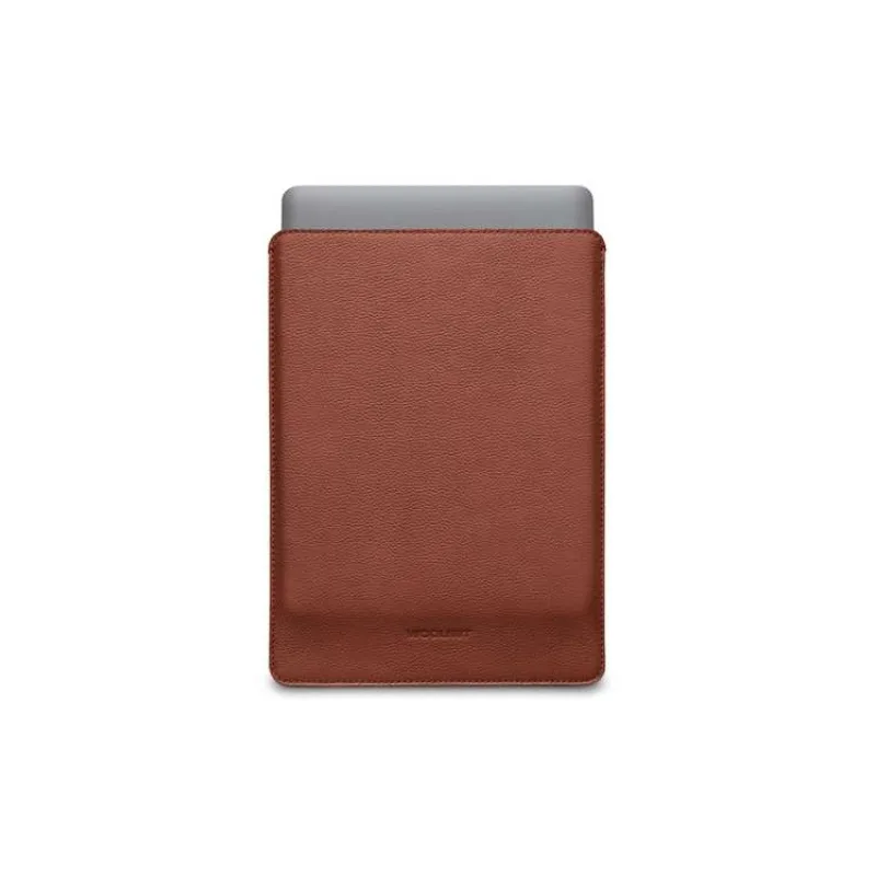 Woolnut Leather Sleeve for Macbook Pro/Air 13 - Cognac (WNUT-MBP13-S-119-CB)