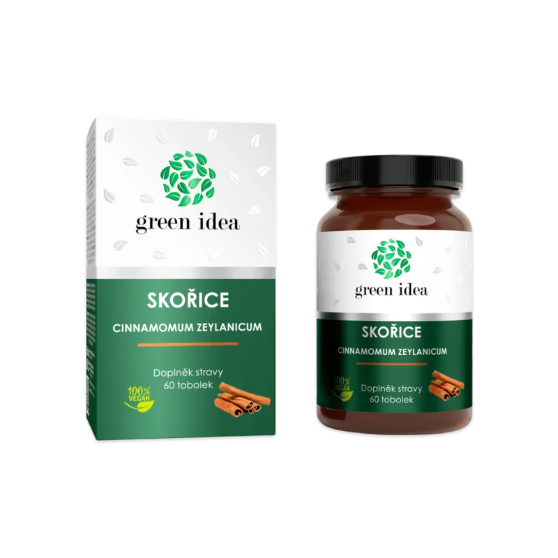 Green idea Škorica – 60 kapsúl –