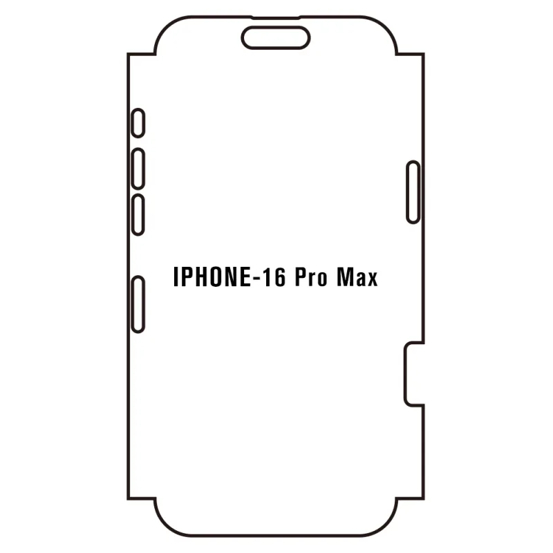 Sunshine iPhone 16 Pro Max Predná Hydrogél ochranná fólia Strih: Predná časť a rám, Typ fólie: Číra