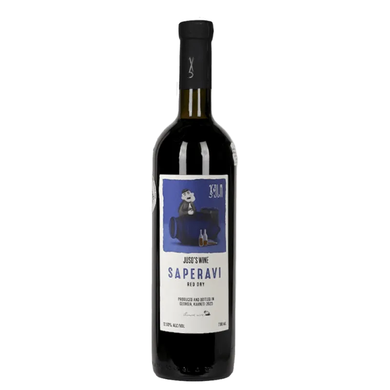 Juso Saperavi Kvevri Naturálne víno - 2023 - 0,75 l 12,5% obj. (holá lahev)