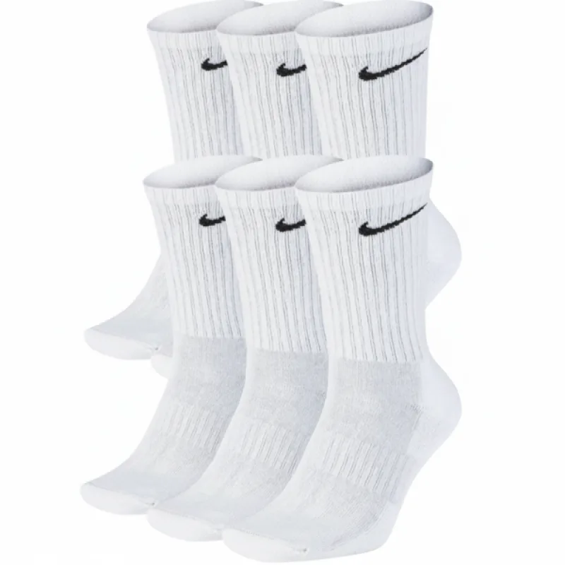Pánske Ponožky NIKE SX7666-100 Everyday cushion crew 3 páry - biela 43 - 46