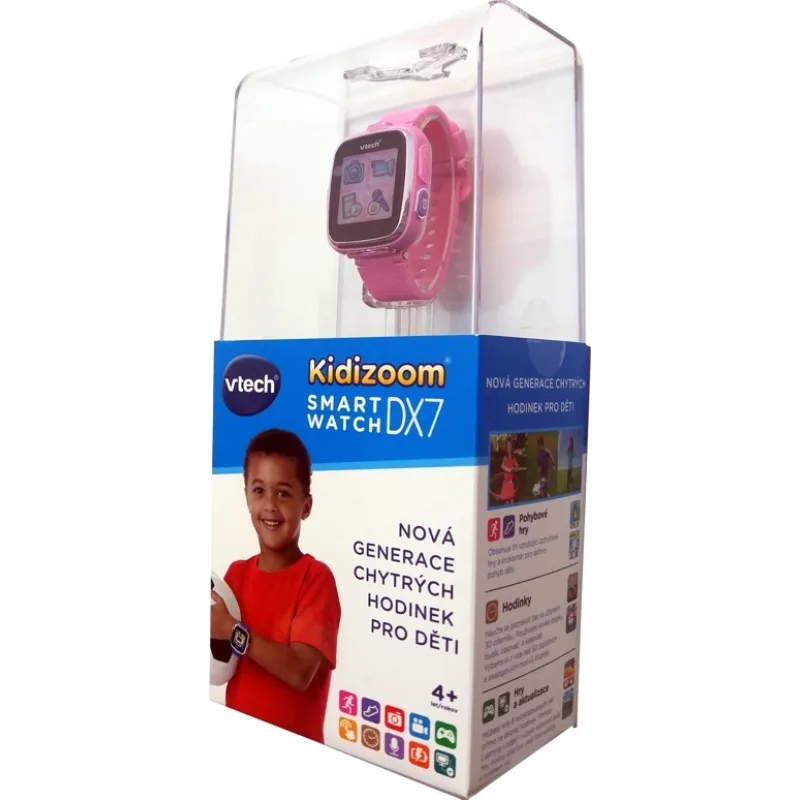 VTECH Kidizoom Smart Watch DX7 - detské hodinky ružové