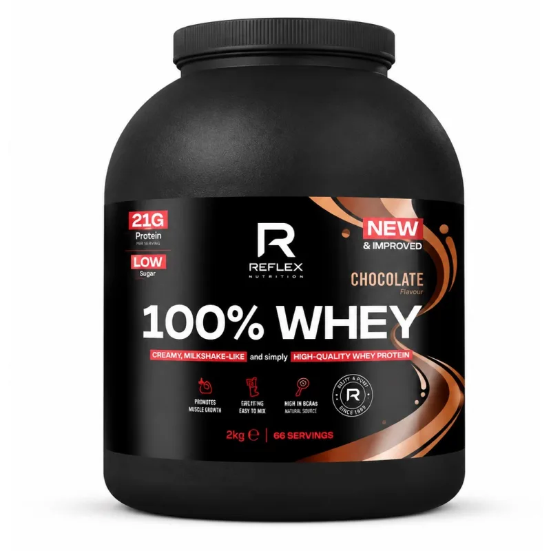 100% Whey Protein 2000 g - Reflex Nutrition Príchuť: Vanilka