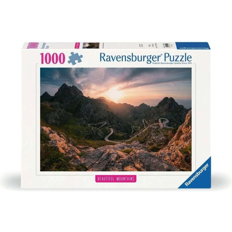 Puzzle Ravensburger 1000 dielikov Nádherné hory: Pohorie Serra de Tramuntana, Mallorca