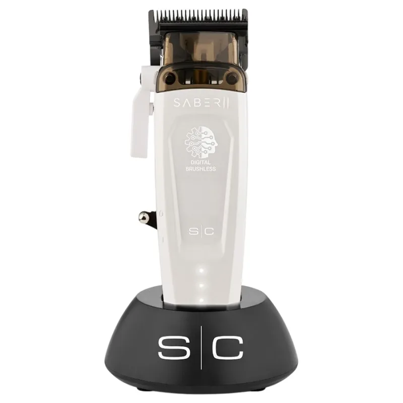 Profesionálny strihací strojček STYLECRAFT Saber 2.0 clipper White