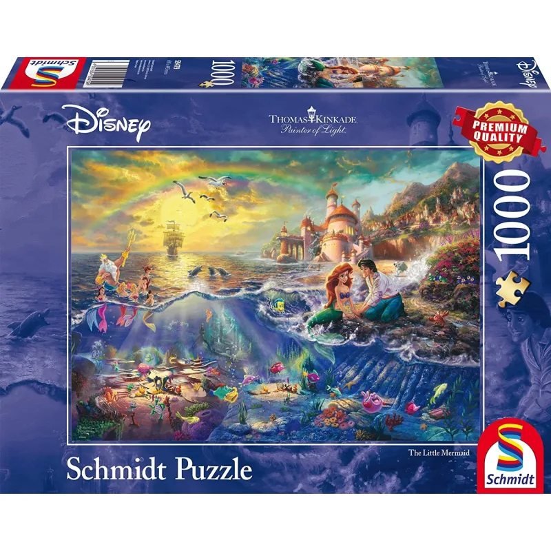 Schmidt Puzzle Malá morská víla Ariel 1000 dielikov