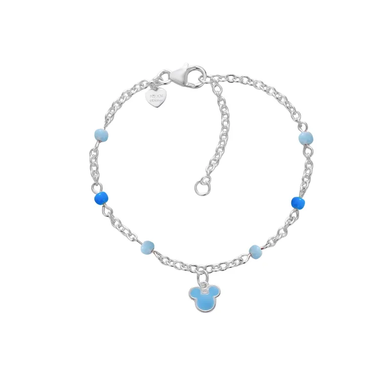 Detský náramok Disney MINI Minnie strieborný BS00103SL-47.CS