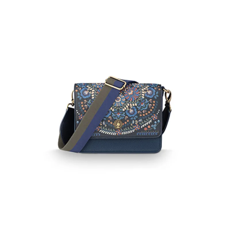 Pip Studio II Ricamo Cross Body kabelka - tmavě modrá