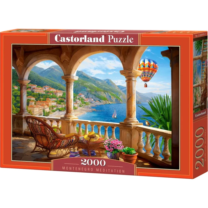 Puzzle Castorland 2000 dielikov Rozjímanie v Čiernej Hore
