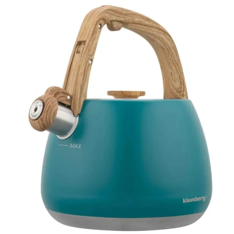 Pískacia kanvica na sporák Klausberg 2,5 l KB-9040 – tyrkysová