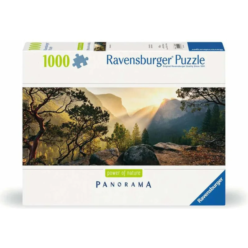 Panoramatické puzzle Ravensburger 1000 dielikov Sila prírody: Yosemitský park