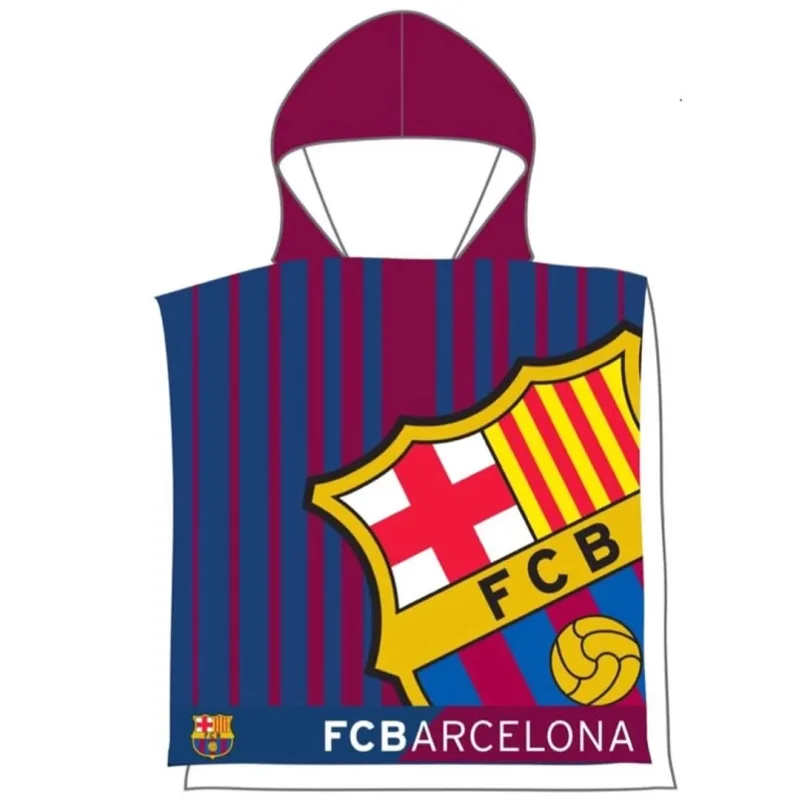 FC Barcelona plážové poncho detské