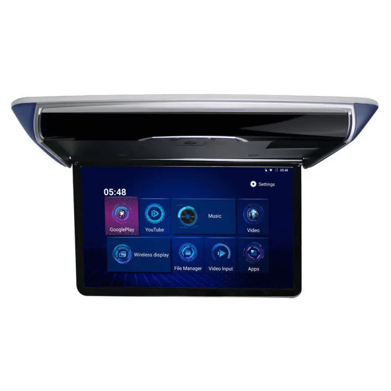 Stropní LCD monitor 14" s OS. Android HDMI / USB, dálkové ovl. se snímačem pohybu, 4 barvy krytu ds-143a