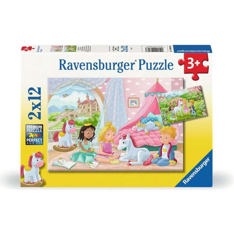 Ravensburger Puzzle Kráľovskí kamaráti 2x12 dielikov