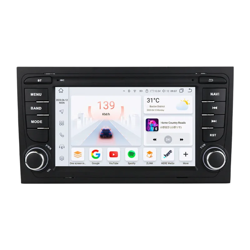 HIZPO ADA47001 Autorádio 7“ Android pro Audi A4 / S4 / Seat Exeo Model: 6SADA47001P (6+64GB) CHR6SADA47001P