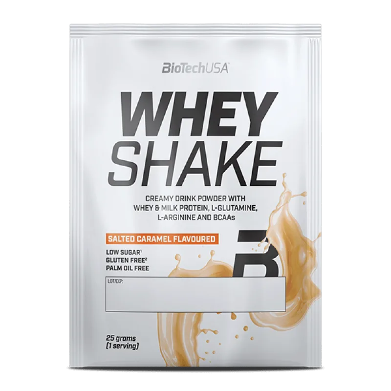 Whey Shake 25 g - BioTech USA Príchuť: Slaný karamel