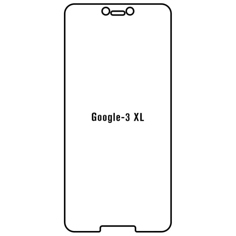 Sunshine Google Pixel 3 XL Predná Hydrogél ochranná fólia Strih: Predná 1, Typ fólie: Anti-Spy (Privacy)
