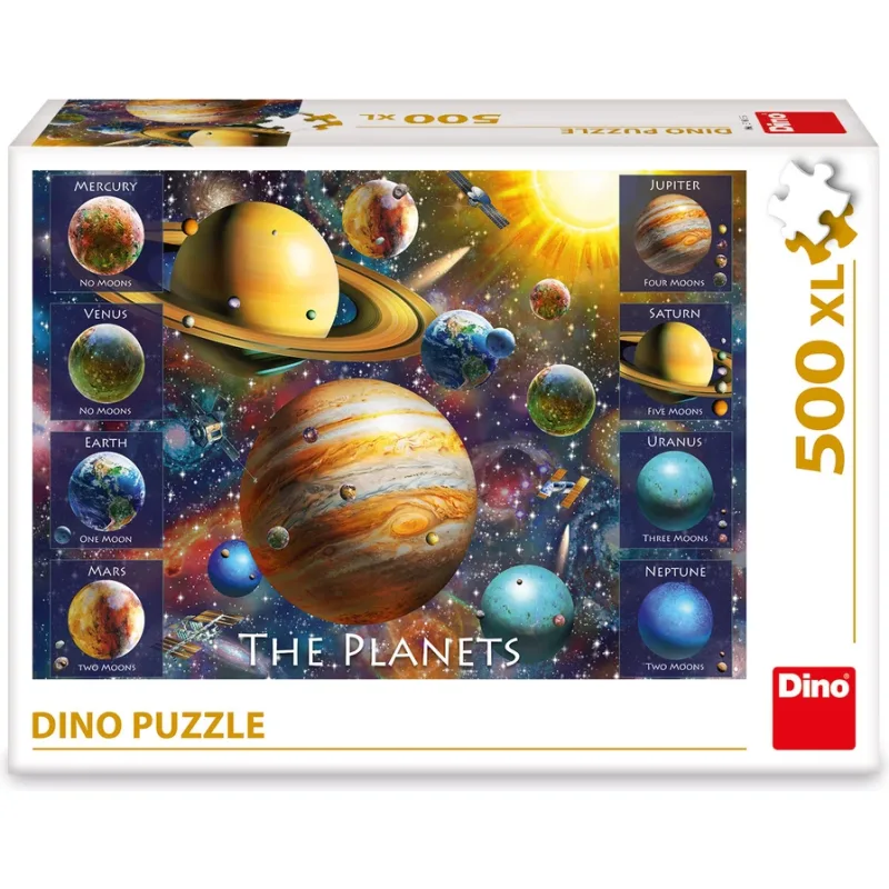 Puzzle Dino 500 XL dielikov Osem planét