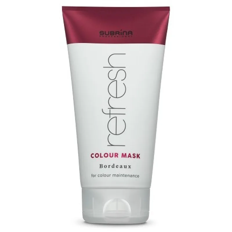 SUBRÍNA Refresh Colour Mask Bordeaux 150ml - vyživujúca farbiaci maska na vlasy - bordó