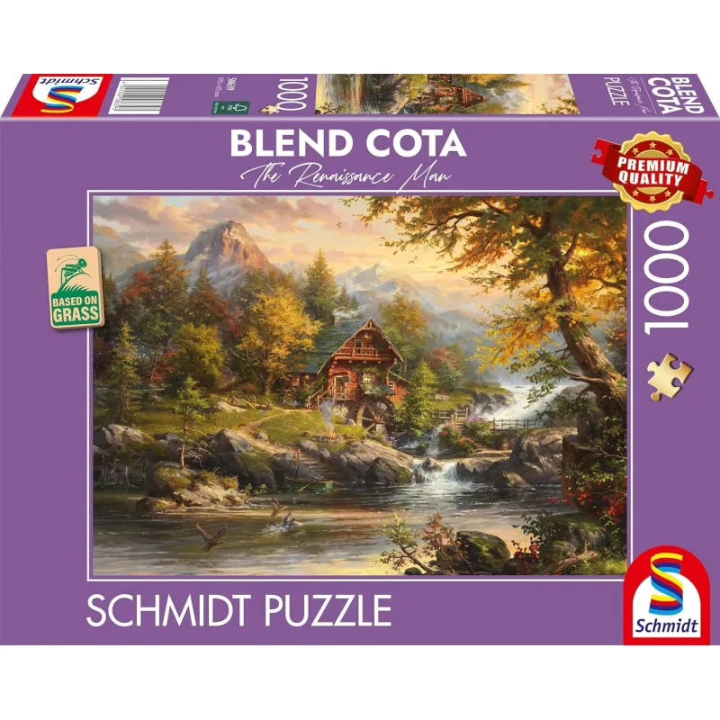 Puzzle Schmidt 1000 dielikov Blend Cota - Letný domček