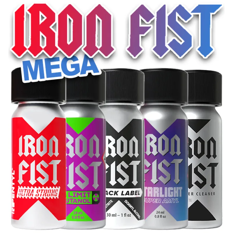 Poppers POPPERS IRON FIST MEGA BALÍČEK (5x24ml)