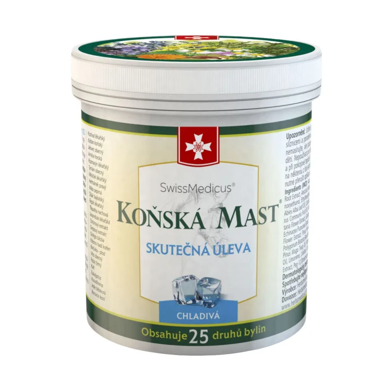 SwissMedicus Konská masť chladivá 500 ml –