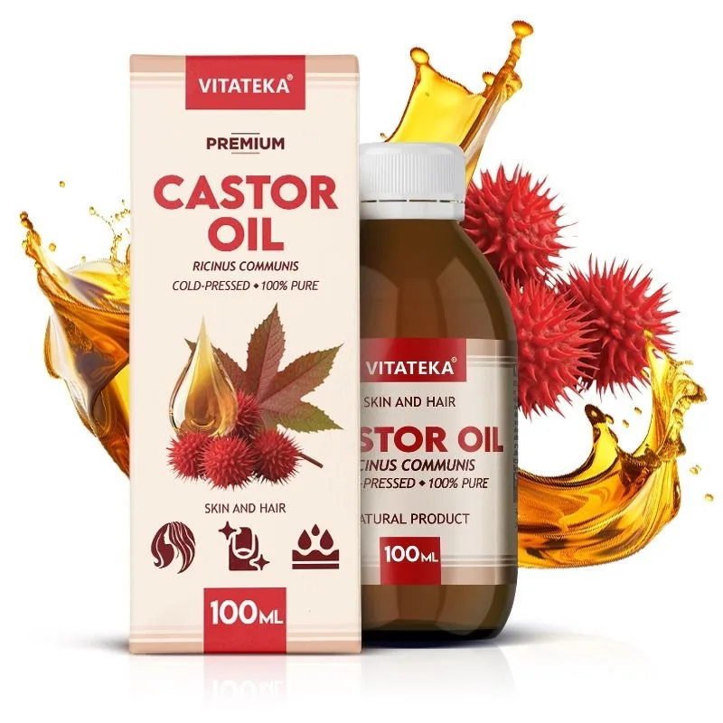 Vitateka Ricínový olej na pokožku a vlasy – 100 ml –