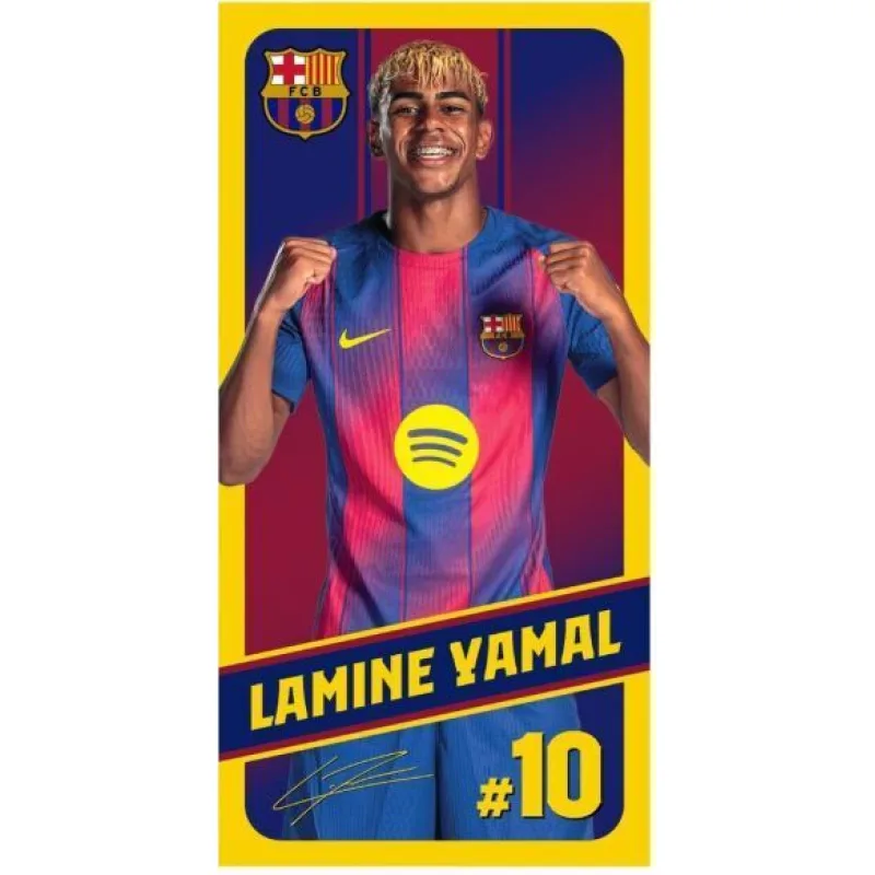 FC Barcelona Lamine Yamal uterák / osuška