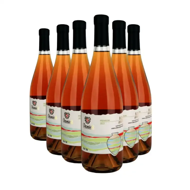 DANIELI WINERY 6x Danieli Winery KISI KVEVRI suché biele víno 12% obj. (holá lahev) degustační sada po 750 ml.