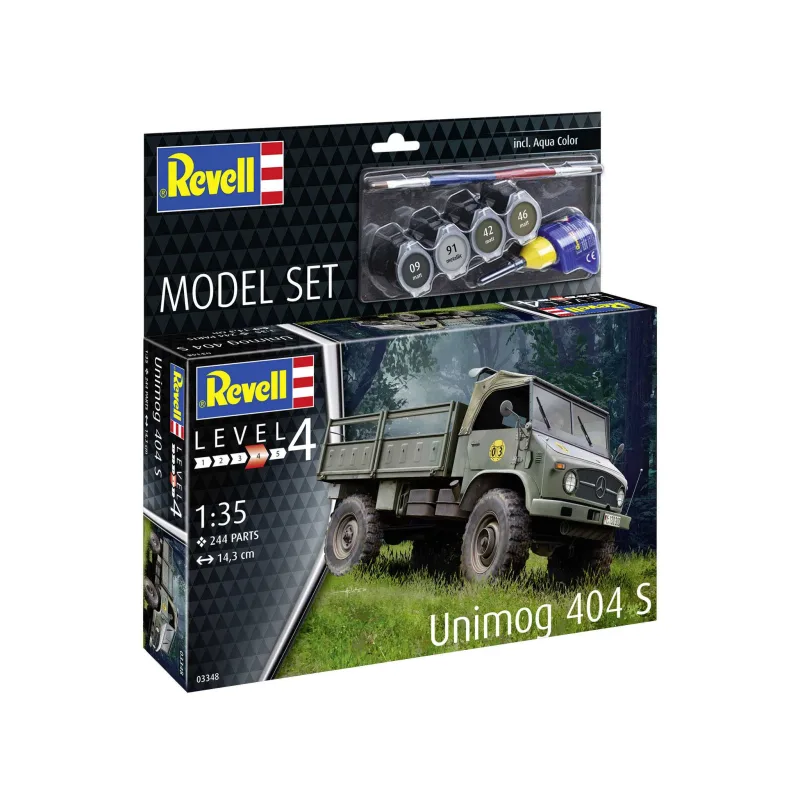 Revell ModelSet military 63348 - Unimog 404 S (1:35)