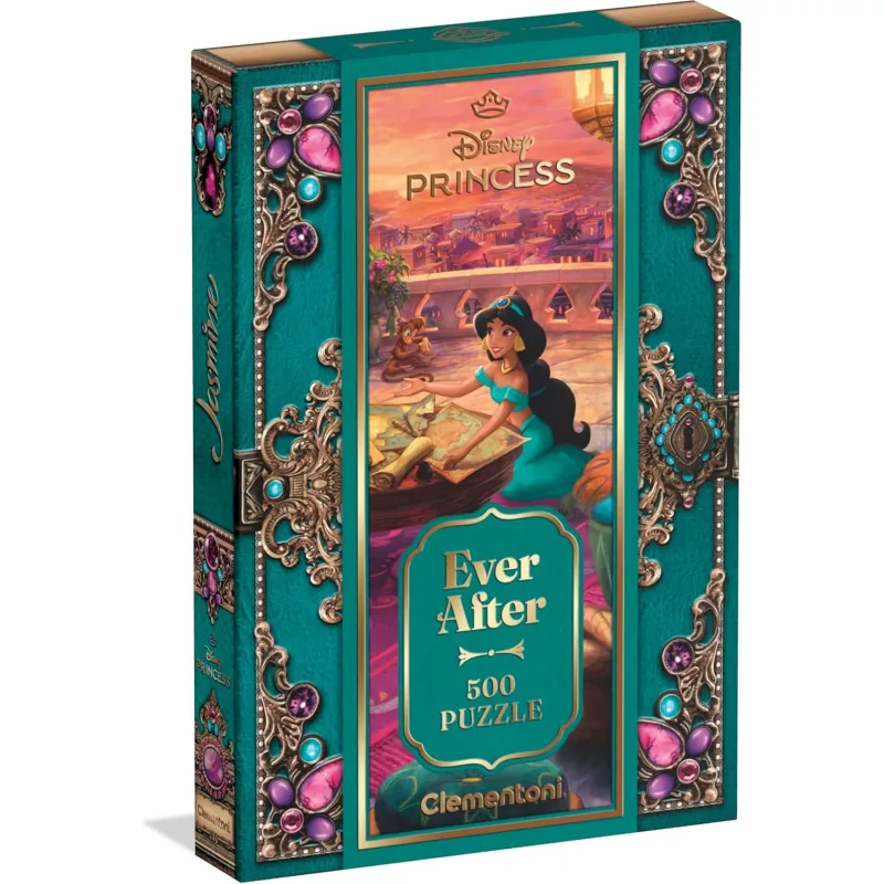 Puzzle Clementoni 500 dielikov Disney princezné - Navždy: Jasmína