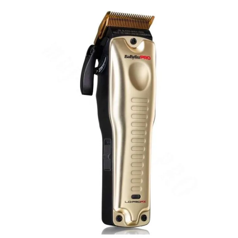 BaByliss Pro 4 FX825GE profesionální zastřihovač, titanové čepele, 3300 mAh baterie, zlatá (FX825GE)