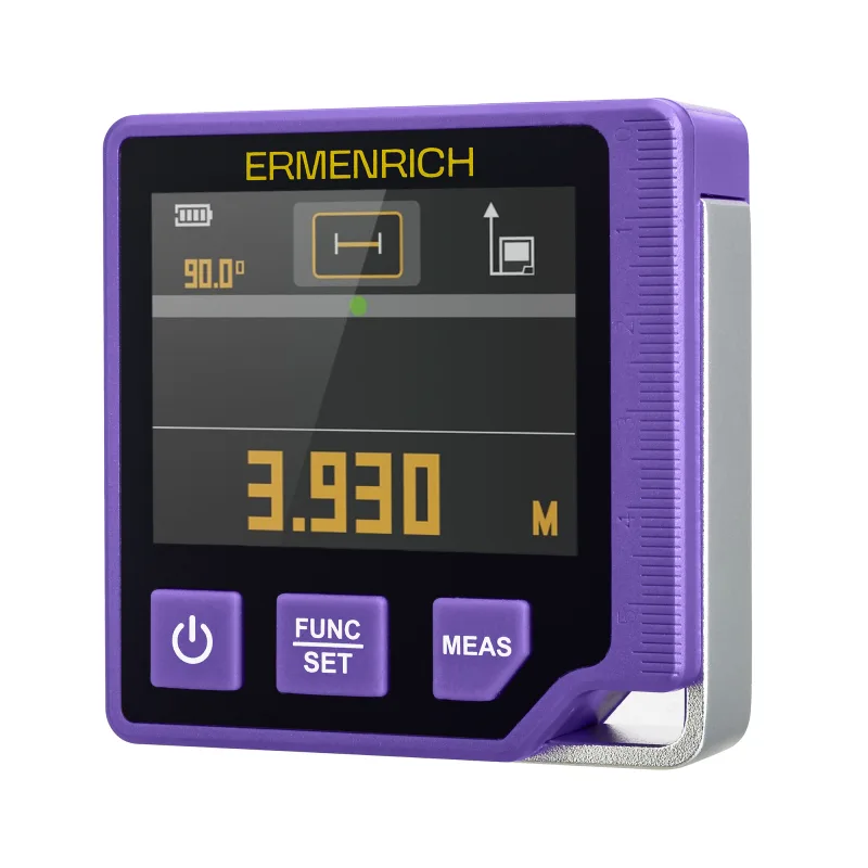 Ermenrich Verk LQ60 3-in-1 Digital Level with Laser Meter