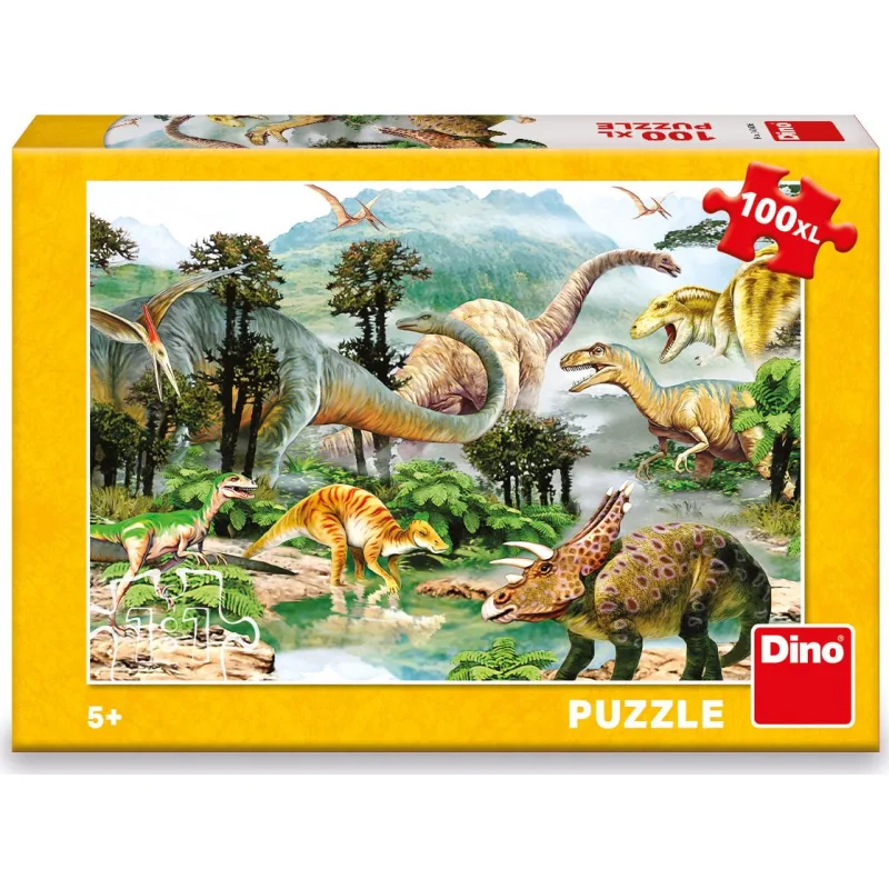 Puzzle Dinosauři XL 100 dílků