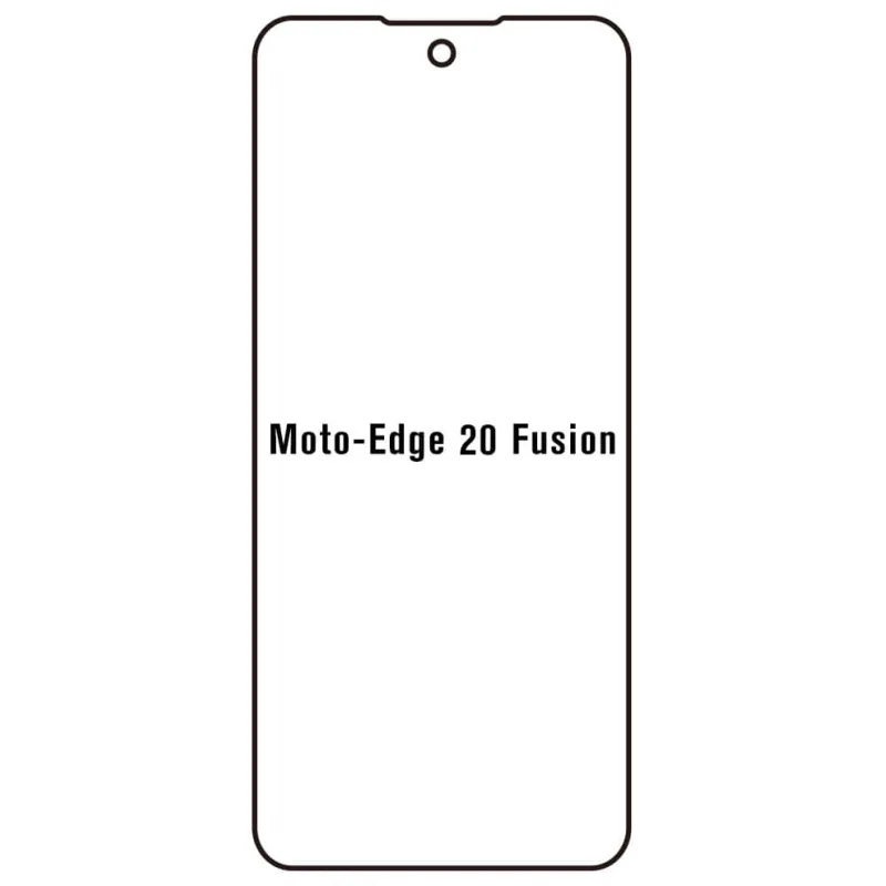 Sunshine Motorola Edge 20 Fusion Predná Hydrogél ochranná fólia Strih: Kompatibilná s krytom, Typ fólie: Číra