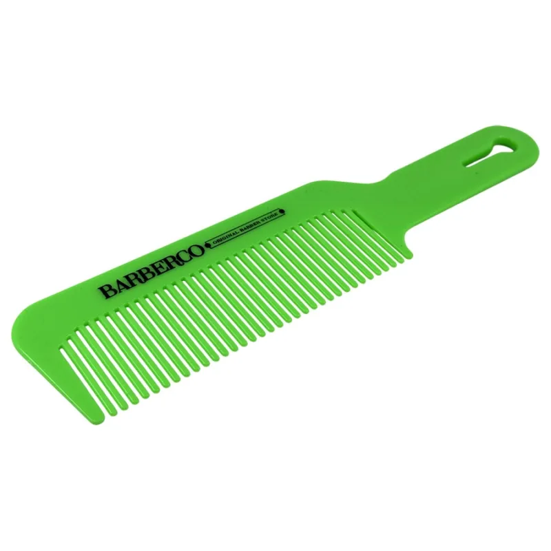 Hrebeň na strihanie vlasov BARBERCO Clipper comb Zelený