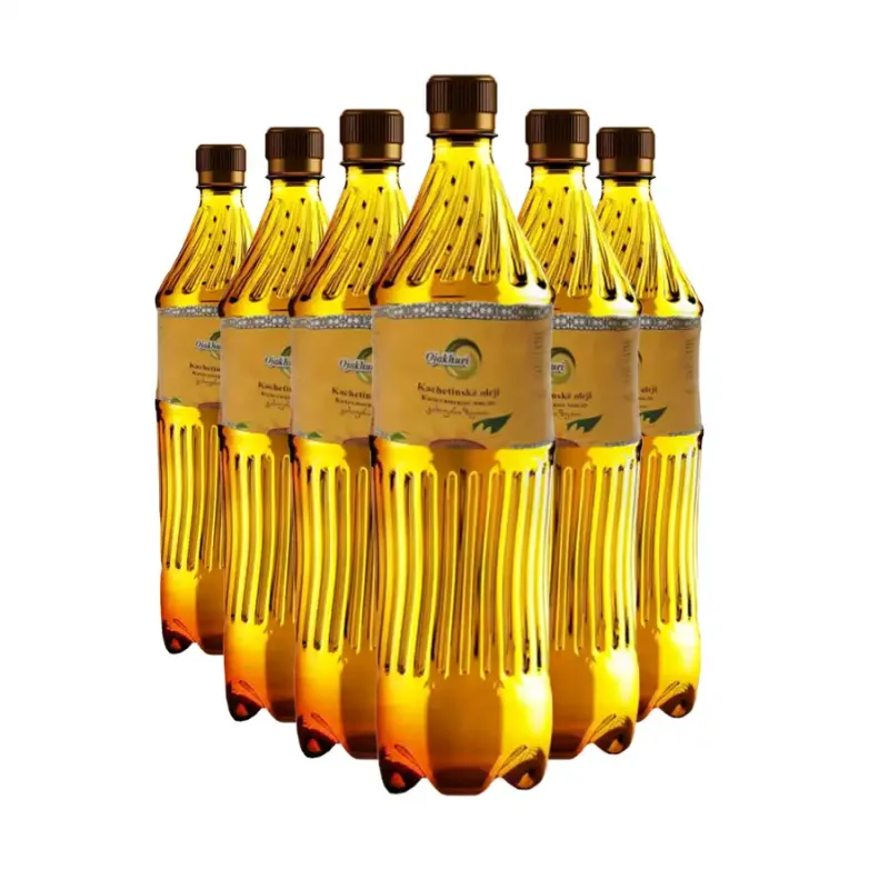 GSG 6x Kachetínsky nefiltrovaný slnečnicový olej degustační sada po 750 ml.