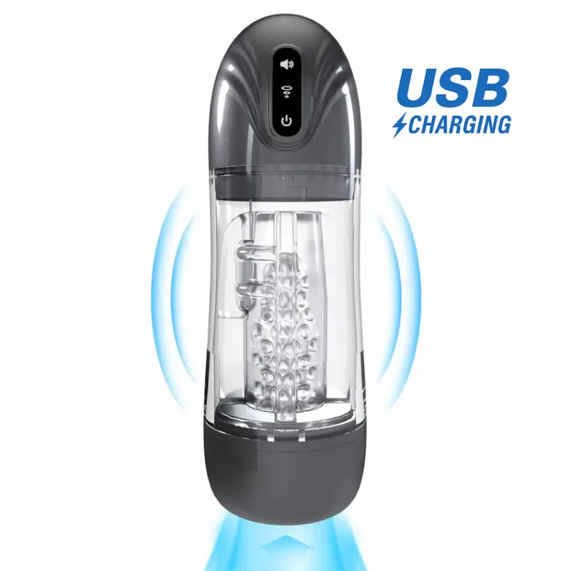 Shots Pumped SonicPull Suction and Vibration Masturbator