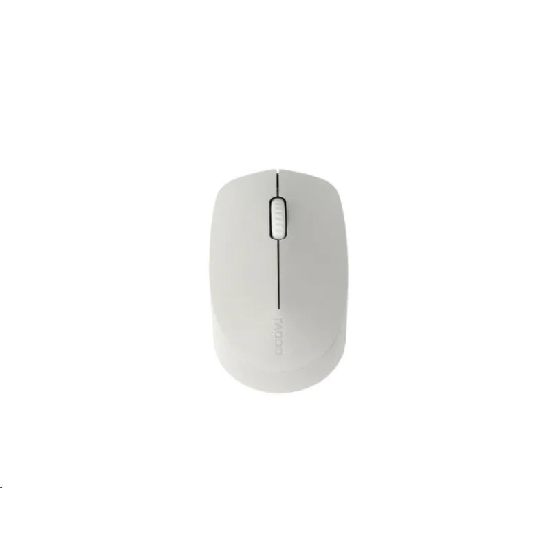 RAPOO Mouse M100 Silent Pohodlná tichá viacrežimová myš, svetlosivá…