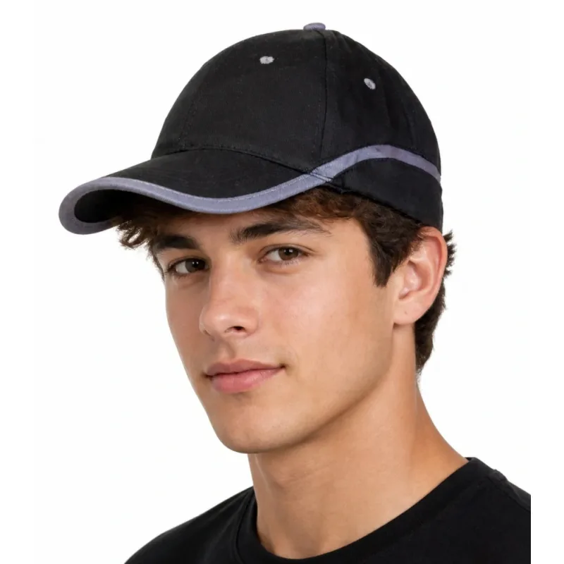Lionyx ALEX Baseballová Šiltovka Black/Grey
