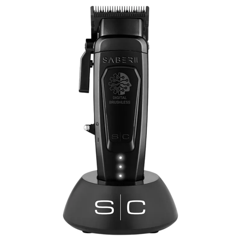 Profesionálny strihací strojček STYLECRAFT Saber 2.0 clipper Black