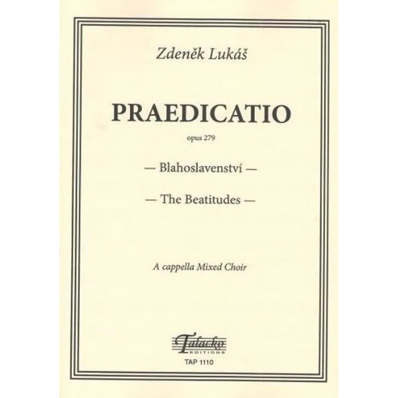 Talacko Editions Praedicatio op. 279