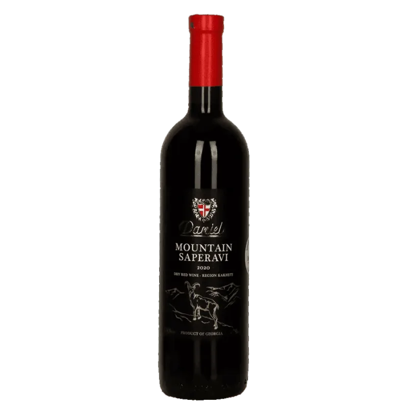 Danieli Winery MOUNTAIN SAPERAVI červené suché gruzínské víno - 2022 - 0,75l. 14% obj. (holá lahev)