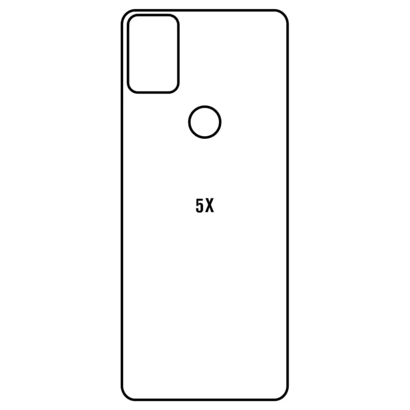 Sunshine Alcatel 5X Zadná Hydrogél ochranná fólia Strih: Zadná časť 1, Typ fólie: Číra