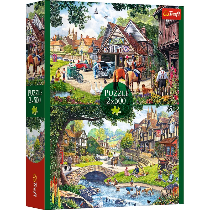 Trefl Puzzle Idylický život 2x500 dielikov