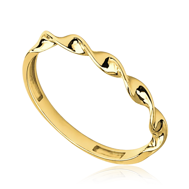 MINET Elegantní zlatý prsten Au 585/1000 vel. 54 - 0,90g JMG0418WGR54
