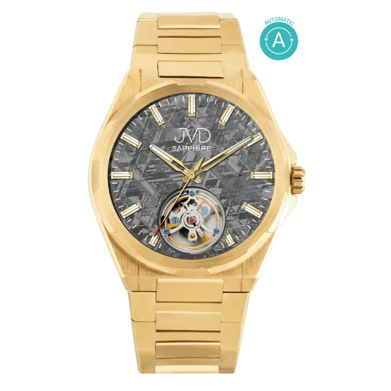 JVD Pánské ocelové vodotěsné automatické hodinky - chronograf AUTOMAT JVD JG1049.3