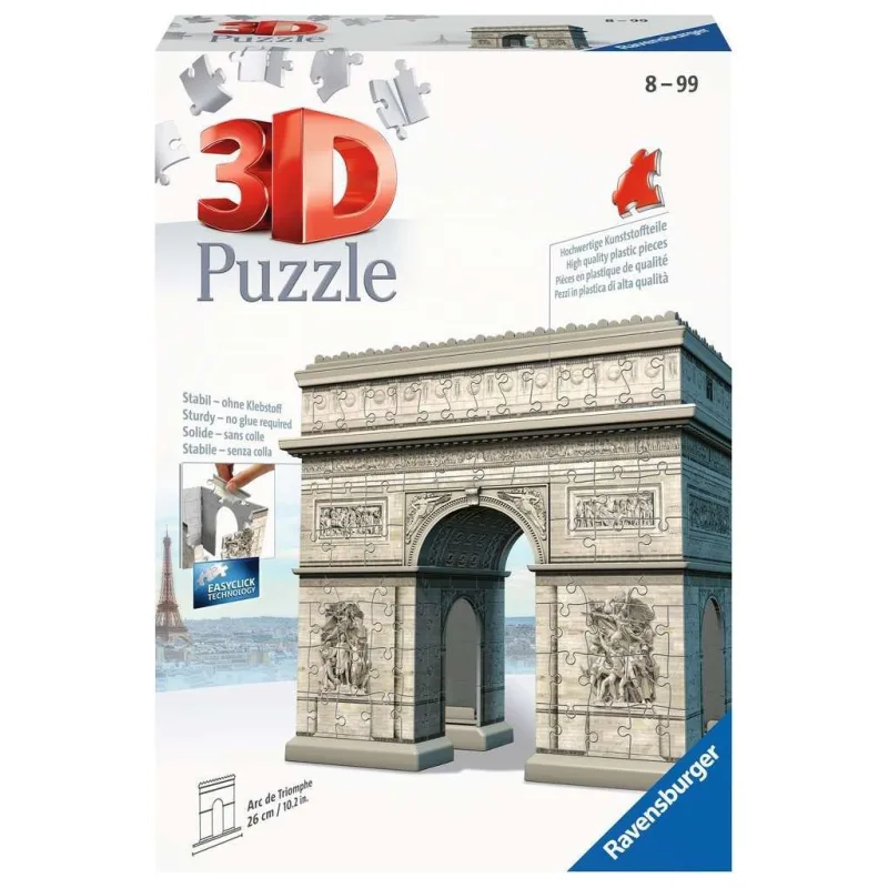 Ravensburger 3D puzzle Víťazný oblúk, Francúzsko 216 dielikov