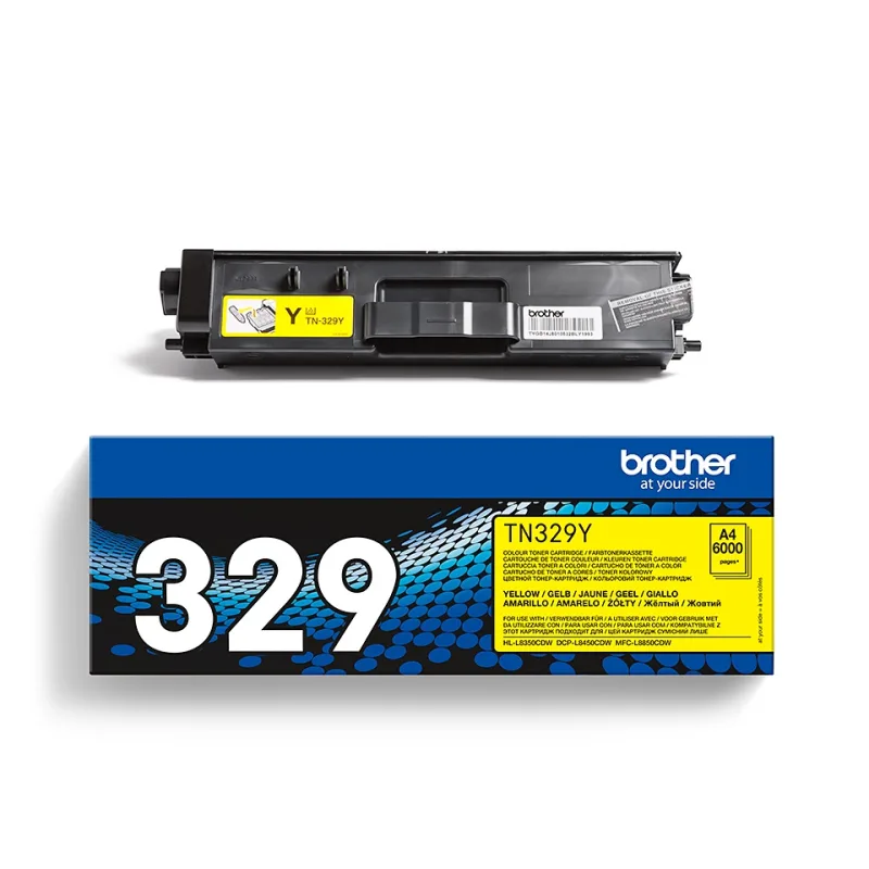 Brother TN-329Y, toner yellow, 6 000 str. TN329Y
